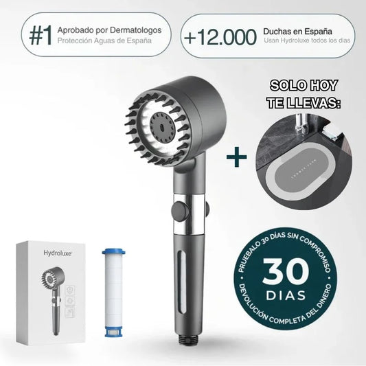 HYDROLUXE™ - Elimina el cloro y la cal de tu ducha.