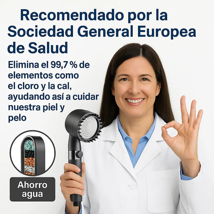 HYDROLUXE™ - Elimina el cloro y la cal de tu ducha.