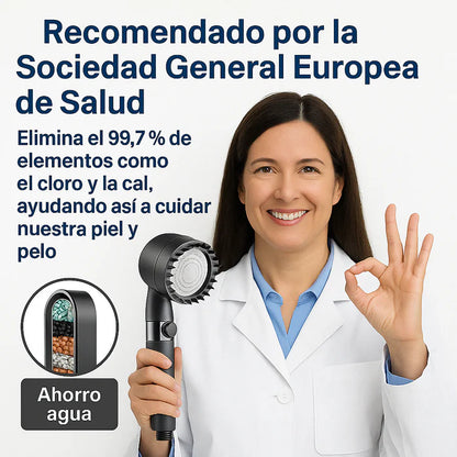 HYDROLUXE™ - Elimina el cloro y la cal de tu ducha.